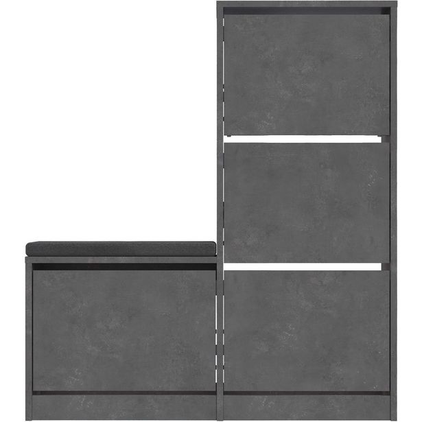 Kenkäkaappi Linento Furniture Dude harmaa