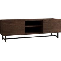 TV-taso Linento Furniture Wood pähkinä, Verkkokaupan poistotuote