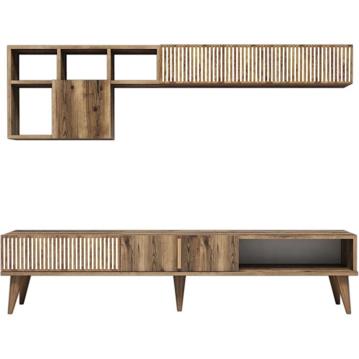 TV-kalusteryhmä Linento Furniture Milan pähkinä