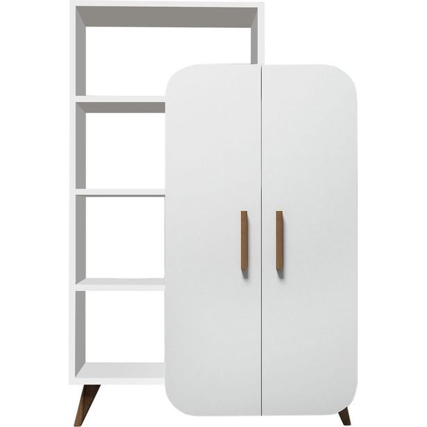 Kirjahylly Linento Furniture Form valkoinen