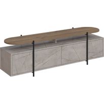 TV-taso Linento Furniture Hanley ruskea