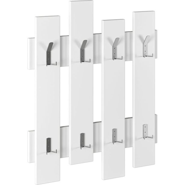 Seinänaulakko Linento Furniture Wave valkoinen