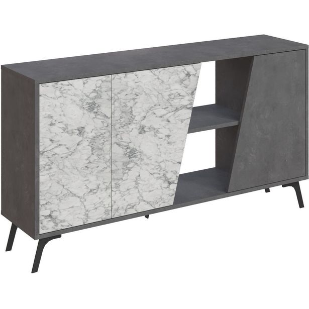 Senkki Linento Furniture Fione 150 harmaa/carrara