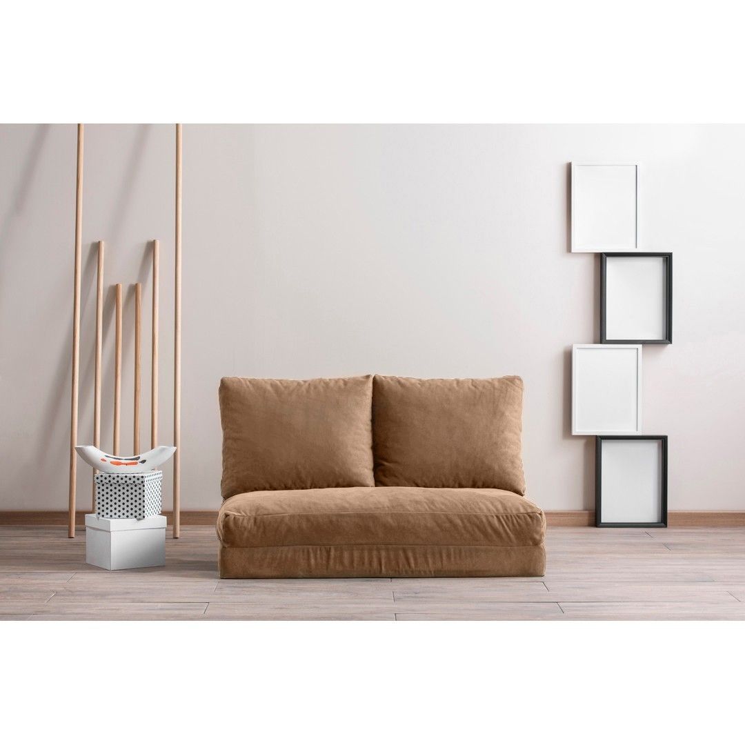 Vuodesohva Linento Furniture Taida 2-istuttava ruskea