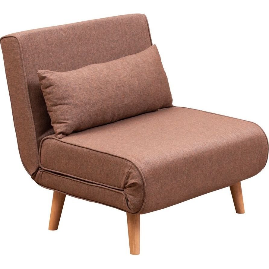 Vuodetuoli Linento Furniture Folde Single ruskea