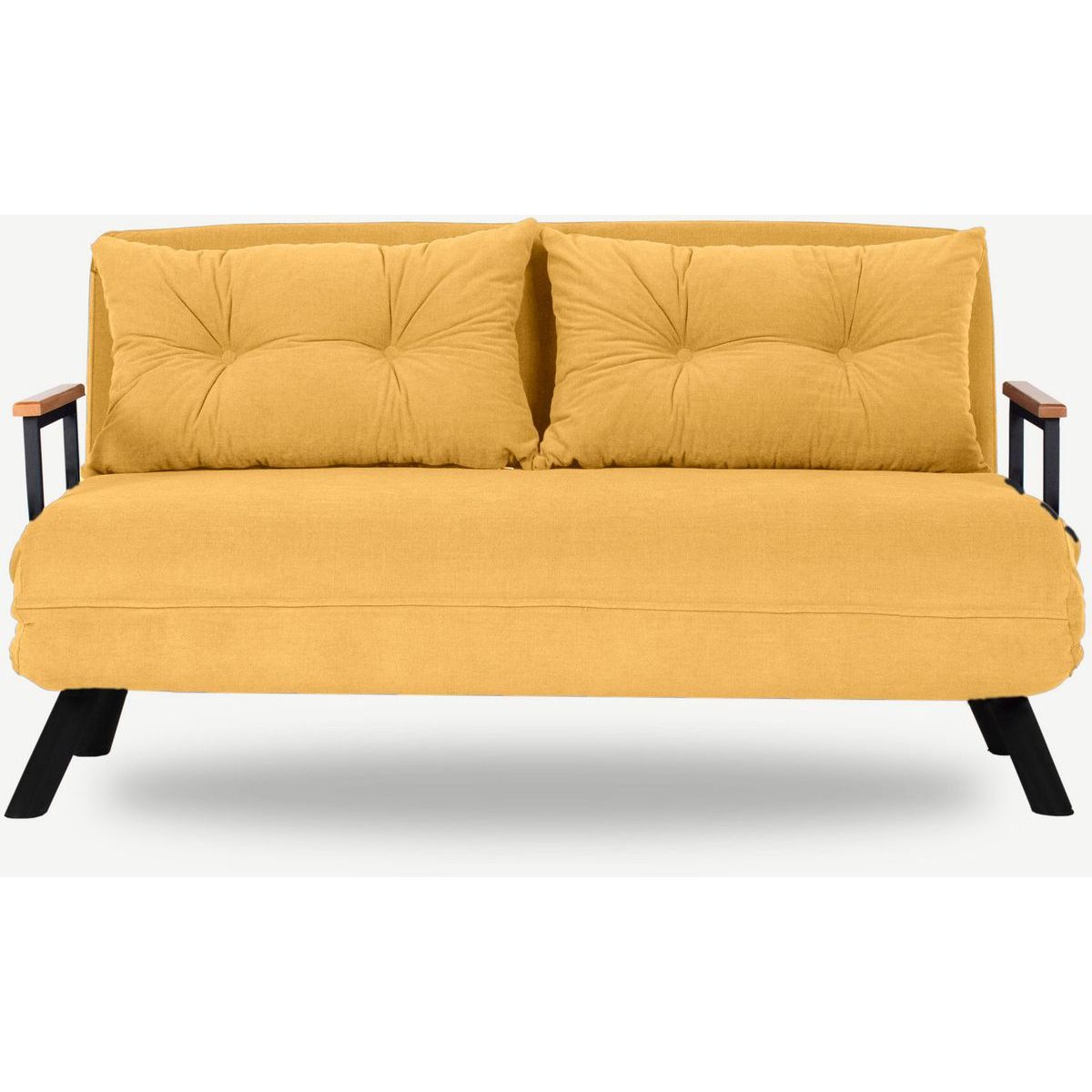 Vuodesohva Linento Furniture Sando 2-istuttava sinappi