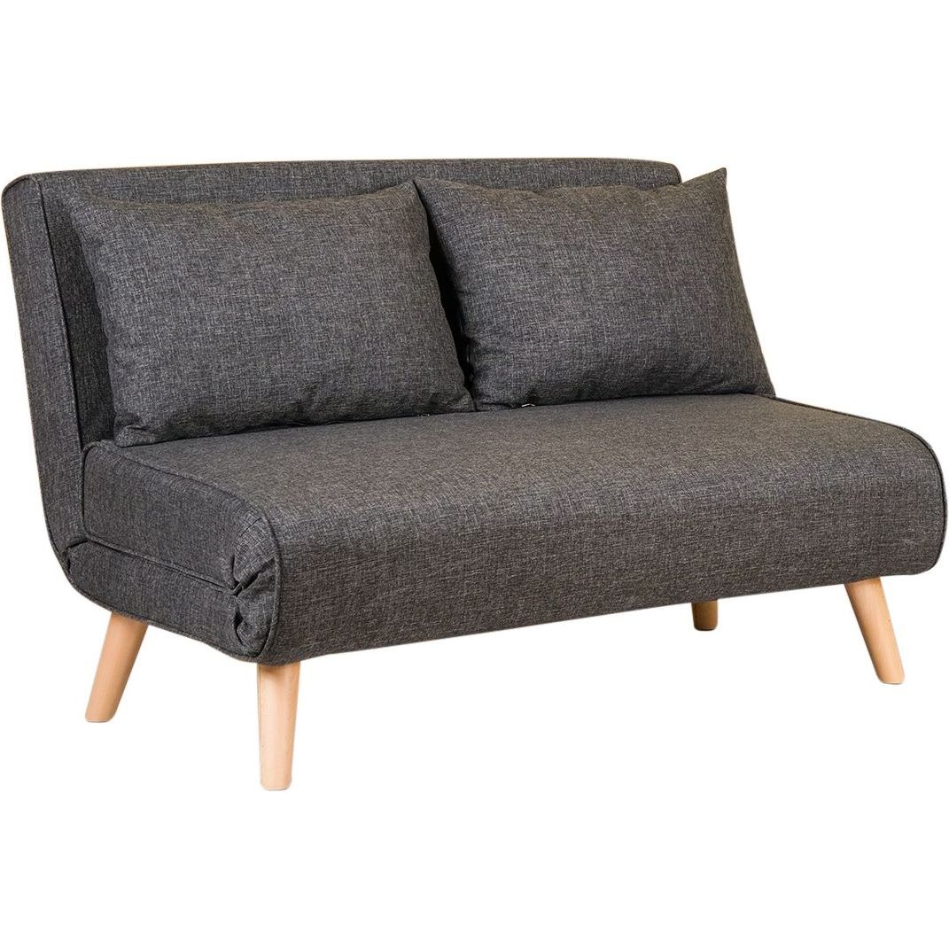 Vuodesohva Linento Furniture Folde 2-istuttava tummanharmaa