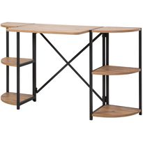 Työpöytä Linento Furniture Mayra Rafix, ruskea