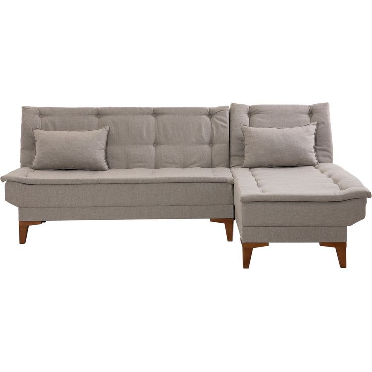 Kulmavuodesohva Linento Furniture Santo oikeakätinen 3-istuttava kerma
