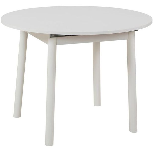 Jatkettava ruokapöytä Linento Furniture Oliver, valkoinen
