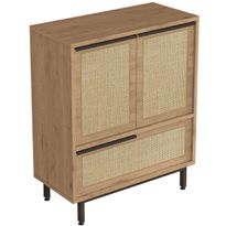 Rottinkikaappi Linento Furniture ON8B-SU, ruskea
