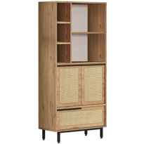 Rottinkikaappi Linento Furniture ON9B-SU, ruskea