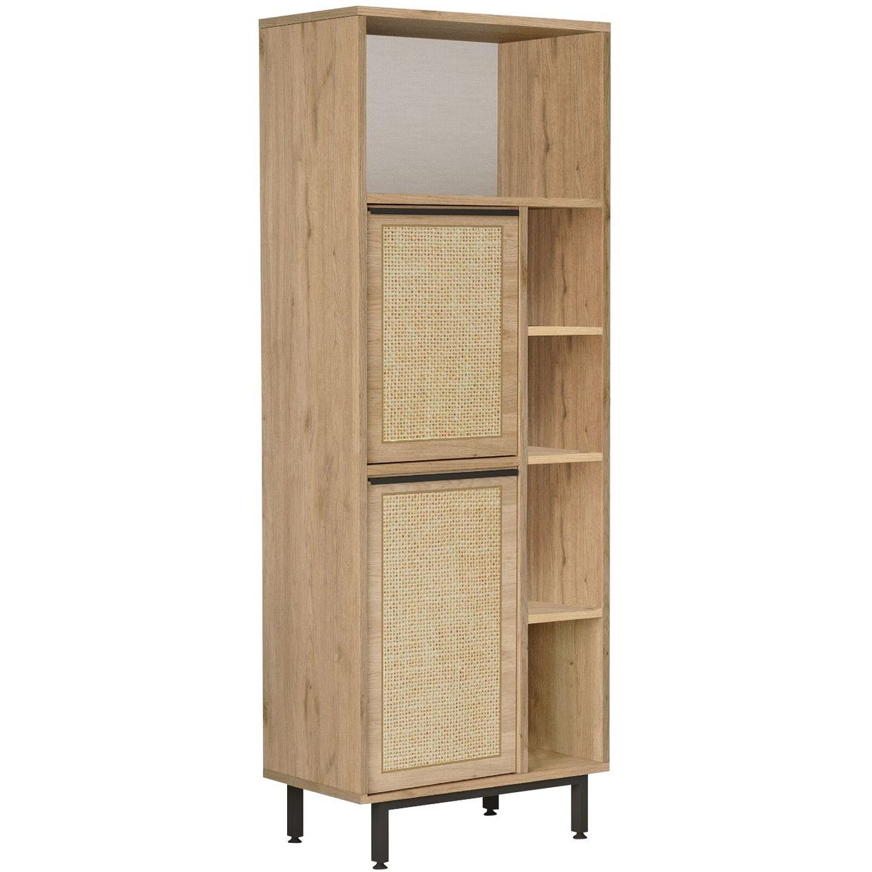 Rottinkikaappi Linento Furniture ON10B-SU, ruskea