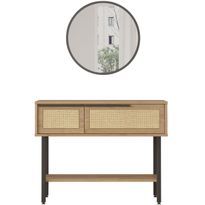 Sivupöytä Linento Furniture ON12-SU, ruskea
