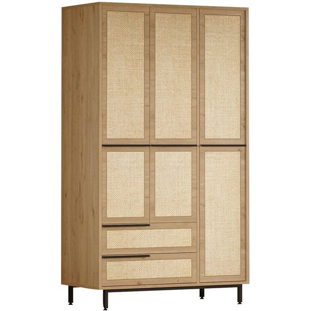 Vaatekaappi Linento Furniture ON15-SU, ruskea