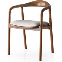 Tuoli Linento Furniture PA-27 ruskea/vaaleanharmaa, Verkkokaupan poistotuote