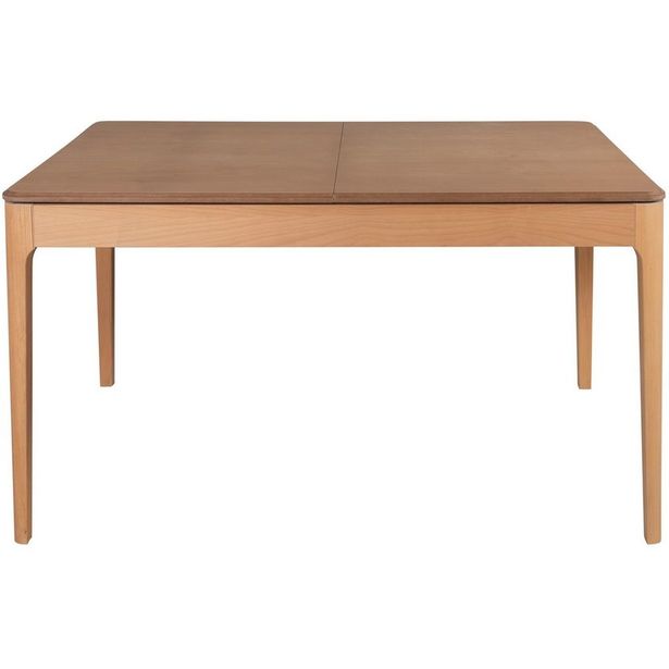 Jatkettava ruokapöytä Linento Furniture Evone, 120/160x80cm, ruskea