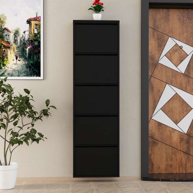 Kenkäkaappi Linento Furniture 5 Piece Metal, 50x169cm