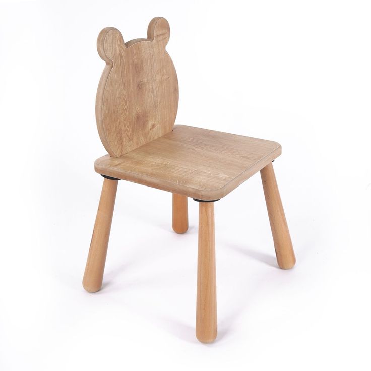 Lasten tuoli Linento Furniture Nalle, vaaleanruskea