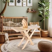 Lasten leikkisilityssetti Linento Furniture BLTYZ-AKTV037, vaaleanruskea