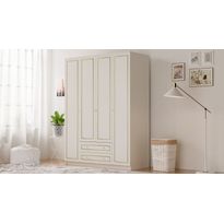 Vaatekaappi Linento Furniture Rb-079, 140x210cm, mattavalkoinen