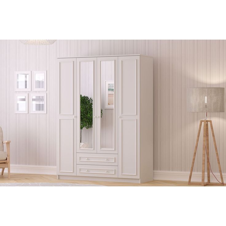Vaatekaappi Linento Furniture Rb-186-03, 140x210cm, mattavalkoinen