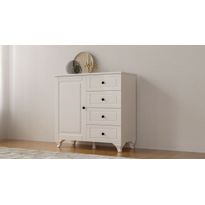 Lipasto Linento Furniture Rb-044-01, 87x87cm, mattavalkoinen
