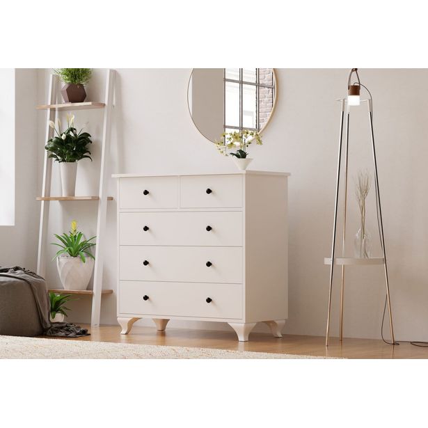 Lipasto Linento Furniture Rb-071, 90x86cm, mattavalkoinen
