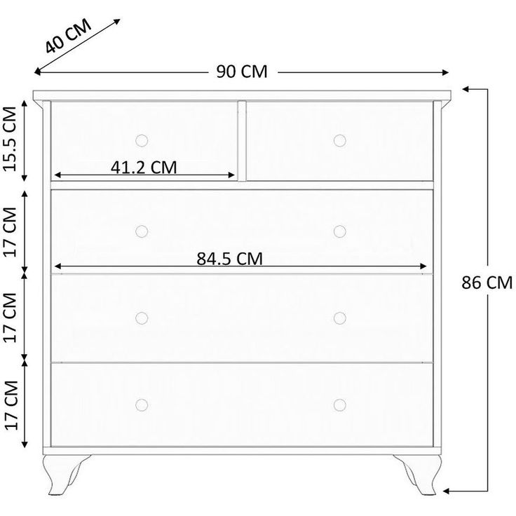 Lipasto Linento Furniture Rb-071, 90x86cm, mattavalkoinen