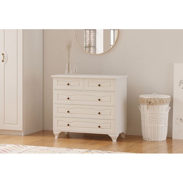 Lipasto Linento Furniture Rb-109, 90x86cm, mattavalkoinen