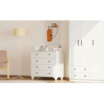 Lipasto Linento Furniture Rb-185-09, 90x86cm, mattavalkoinen