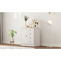 Lipasto Linento Furniture Rb-168-04-002, 87x85cm, mattavalkoinen