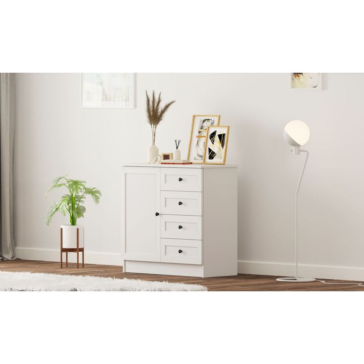 Lipasto Linento Furniture Rb-168-04-002, 87x85cm, mattavalkoinen