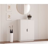 Kenkäkaappi Linento Furniture Rb-158, 70x100cm, mattavalkoinen