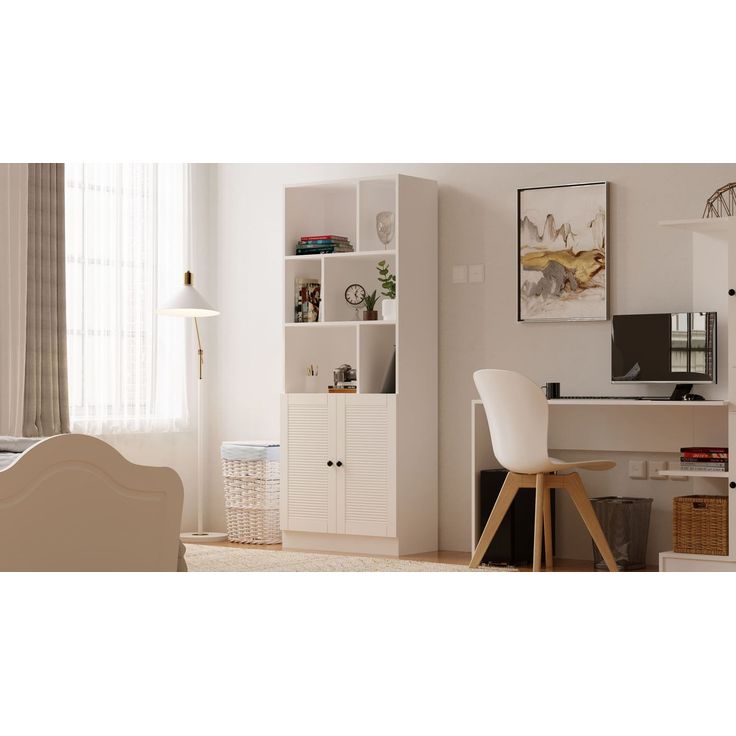 Kirjahylly Linento Furniture Rb-117, 70x180cm, mattavalkoinen