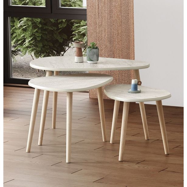 Sarjapöytä Linento Furniture Alvin, 3kpl