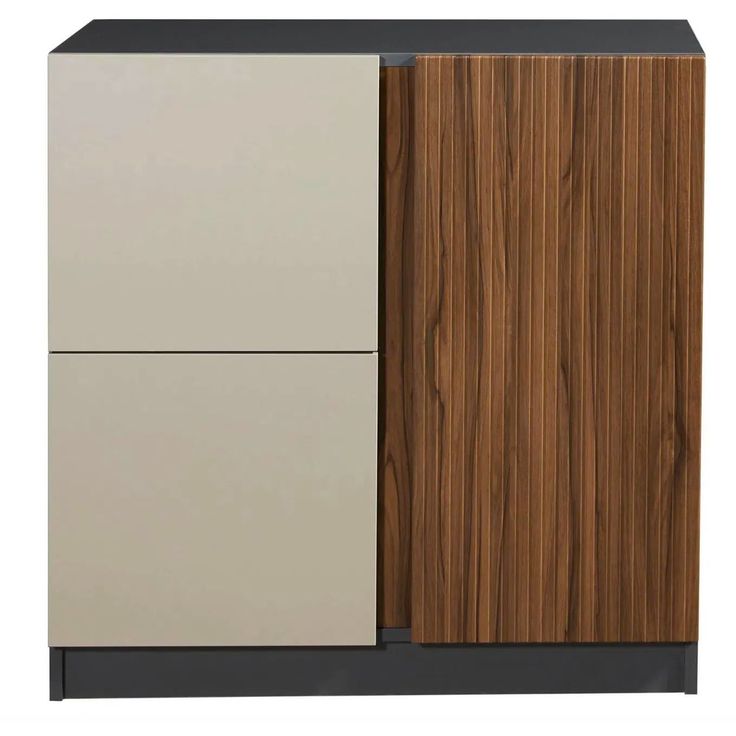 Kaappi Linento Furniture Tuval 069 antrasiitti/saksanpähkinä