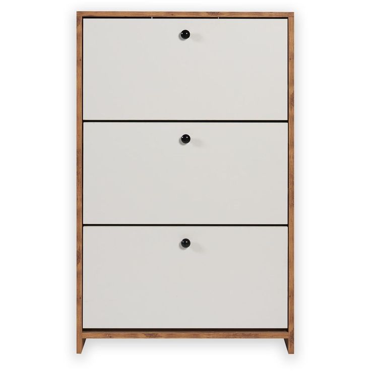 Kenkäkaappi Linento Furniture Tuvalle 023 mänty/valkoinen