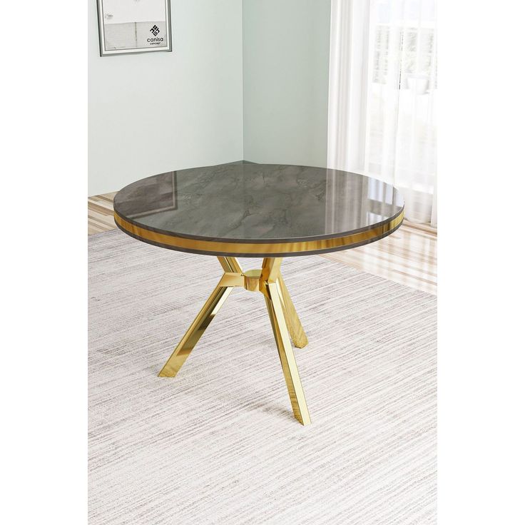 Ruokapöytä Linento Furniture Mos, Ø90cm, eri värejä