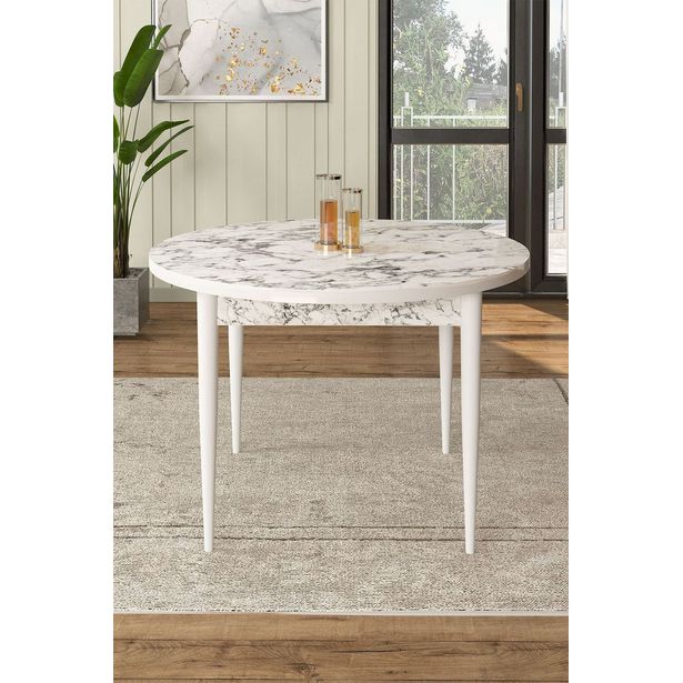 Ruokapöytä Linento Furniture Rox, 90x90cm