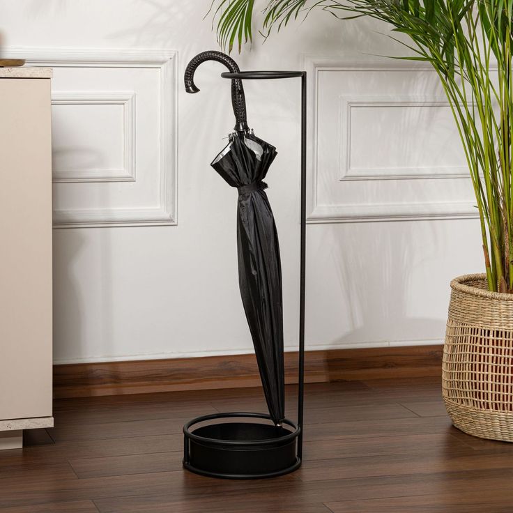 Sateenvarjoteline Linento Furniture Semsiye-A-007, musta