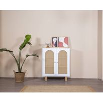 Senkki Linento Furniture Bohem, 90x105cm, ruskea/valkoinen