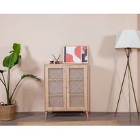 Senkki Linento Furniture Goose, 90x105cm, ruskea/valkoinen