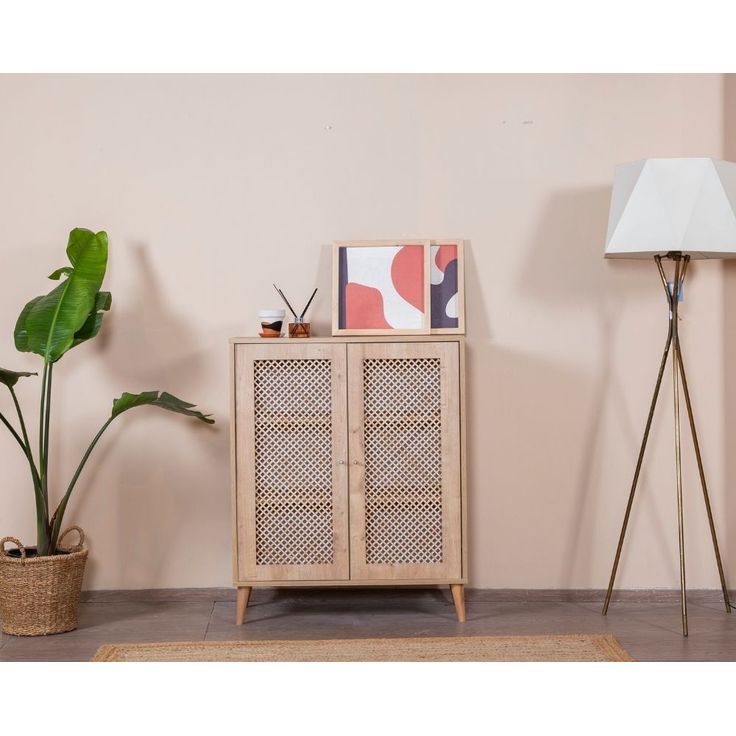 Senkki Linento Furniture Goose, 90x105cm, ruskea/valkoinen