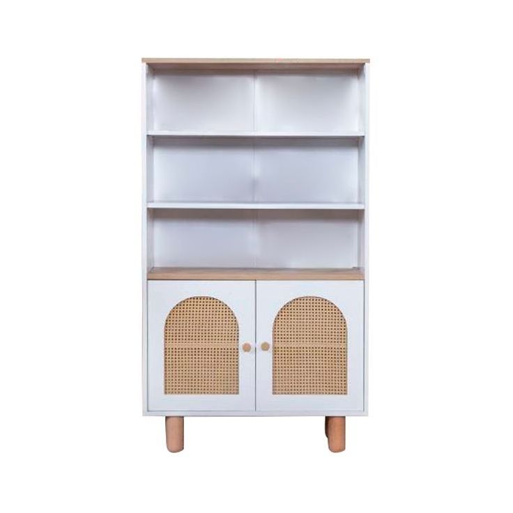 Kirjahylly Linento Furniture Bohem, 90x158cm, ruskea/valkoinen