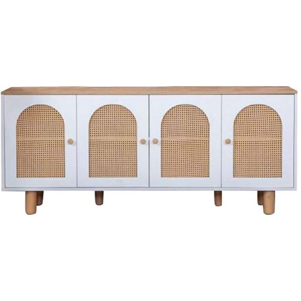 Senkki Linento Furniture Bohem, 180x80cm, ruskea/valkoinen