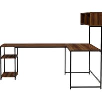 Työpöytä Linento Furniture Cansin, ruskea
