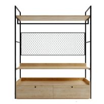 Vaatenaulakko Linento Furniture Trend L605 tammi