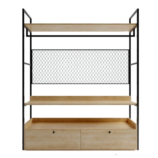 Vaatenaulakko Linento Furniture Trend L605 tammi