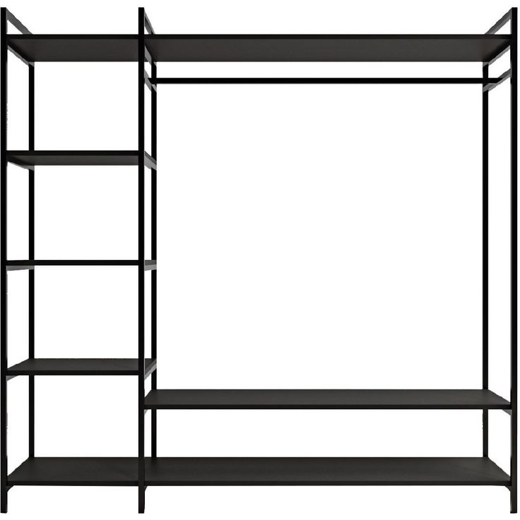 Vaatenaulakko Linento Furniture Pamir L607 musta
